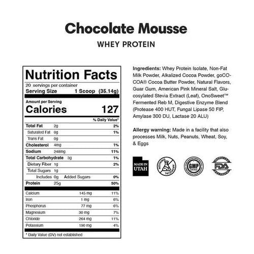 Whey Protein Powder - Single Serving Sample Stick Packs