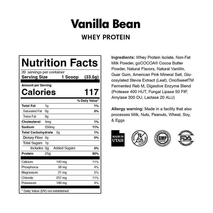 Whey Protein Powder - Single Serving Sample Stick Packs