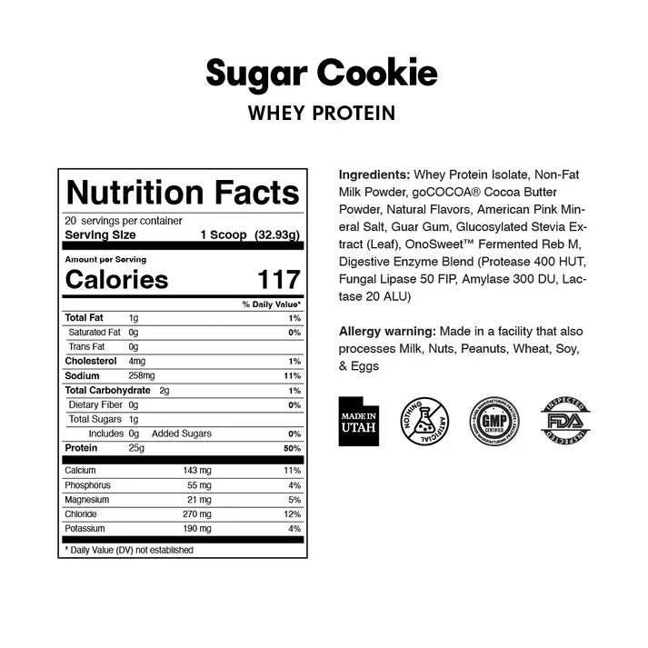 Whey Protein Powder - Single Serving Sample Stick Packs