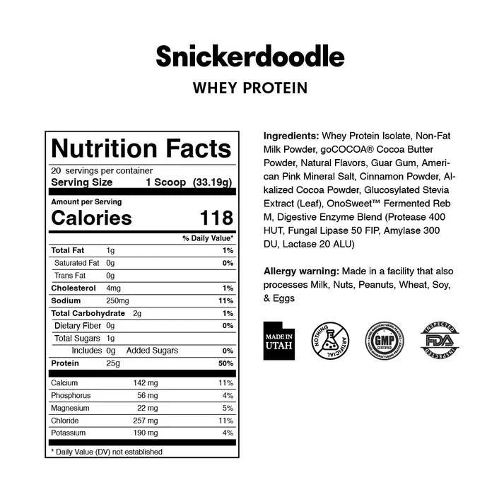 Whey Protein Powder - Single Serving Sample Stick Packs