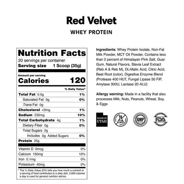 Whey Protein Powder - Single Serving Sample Stick Packs