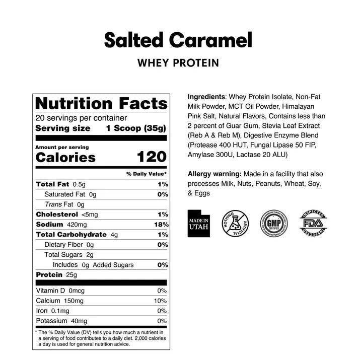 Whey Protein Powder - Single Serving Sample Stick Packs