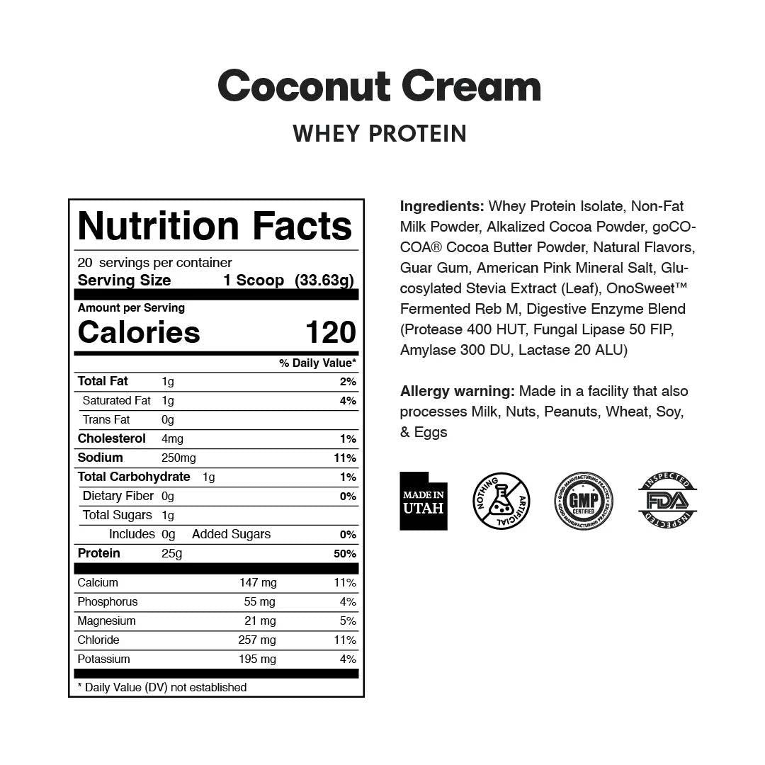 Gourmet Whey Protein Powders