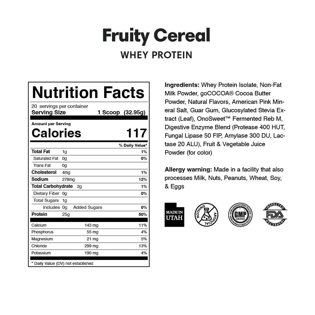 Gourmet Whey Protein Powders